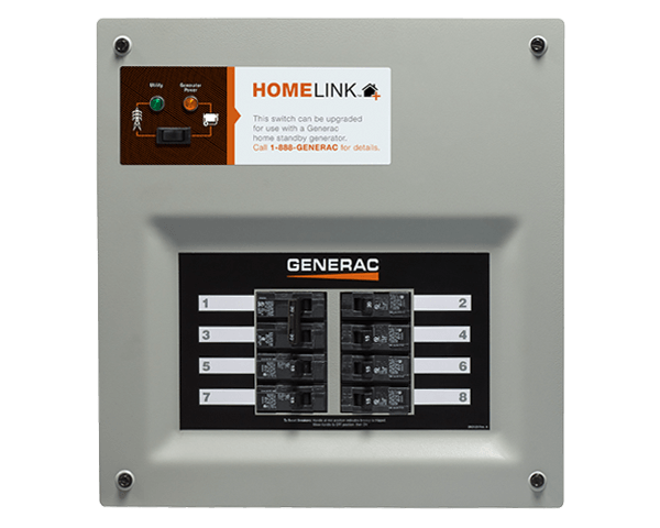 Generac Homelink™ 50A Manual Transfer Switch