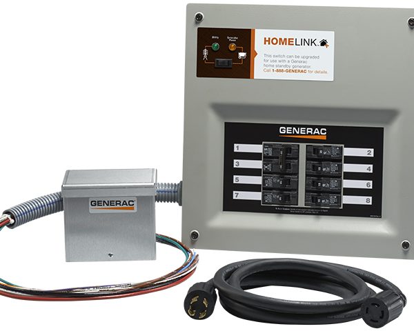 Generac Homelink™ 30A Manual Transfer Switch with Aluminum PIB and Cord