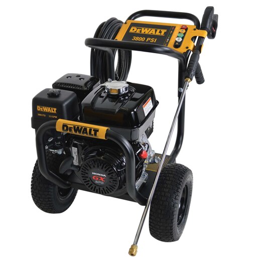 DEWALT 3800 PSI at 3.5 GPM HONDA® with AAA Triplex Plunger Pump Cold Water Professional Gas Pressure Washer