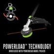 EGO POWER+ Multi-Head Combo Kit; 16" Carbon Fiber String Trimmer with POWERLOAD™, Carbon Fiber Edger, and 56V Power Head with 4.0Ah Battery and 320W Charger