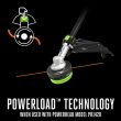 EGO POWER+ Multi-Head Combo Kit; 16" Carbon Fiber String Trimmer with POWERLOAD™, Carbon Fiber Edger, and 56V Power Head with 4.0Ah Battery and 320W Charger