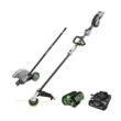 EGO POWER+ Multi-Head Combo Kit; 16" Carbon Fiber String Trimmer with POWERLOAD™, Carbon Fiber Edger, and 56V Power Head with 4.0Ah Battery and 320W Charger