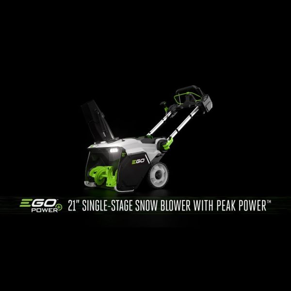 EGO POWER+ 21 IN. Single-Stage Snow Blower with Peak Power™